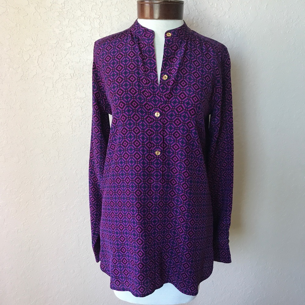 C Wonder 100% Silk Blouse